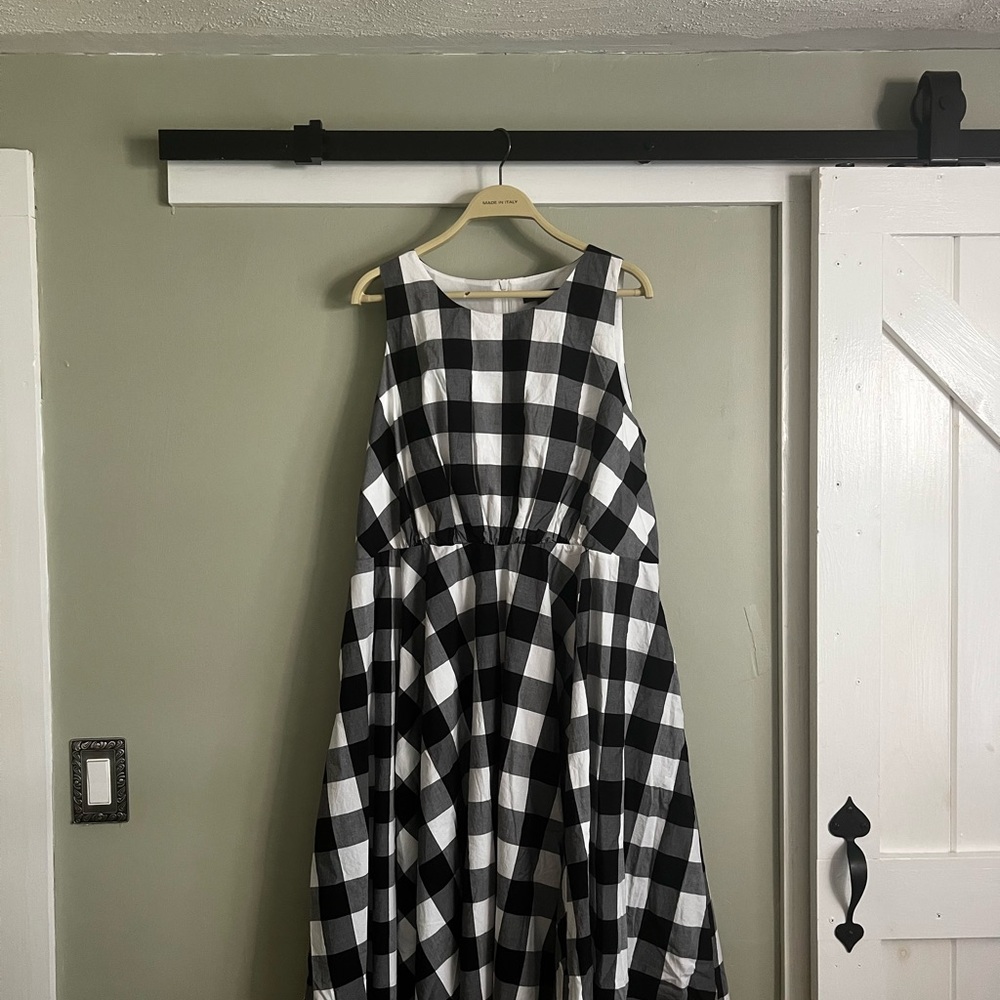 Lane Bryant Monochrome Checkered Dress